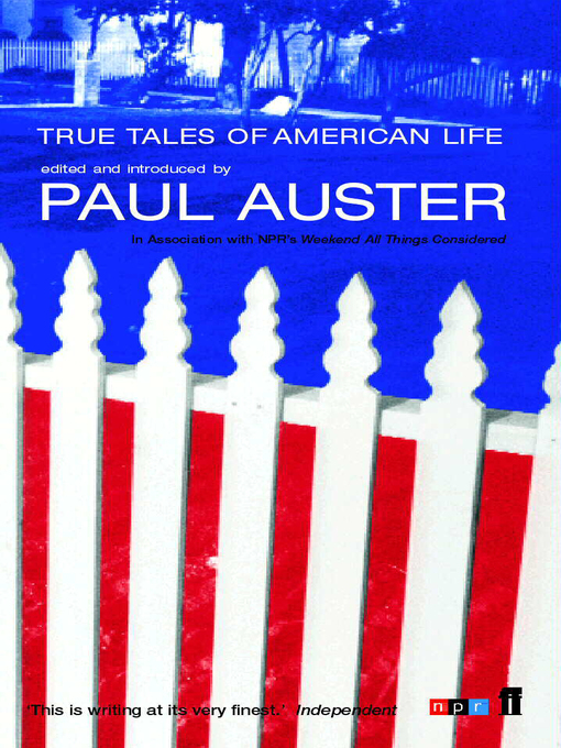 Title details for True Tales of American Life by Paul Auster - Wait list